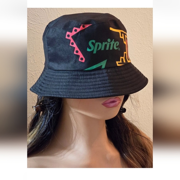 New Orleans Pelicans NBA Black Reversible Bucket Hat Sprite 2-in-1 Hat Pre-owned - Picture 7 of 14